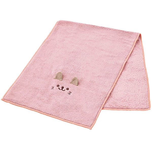 アニマルム/ふわふわフェイスタオル