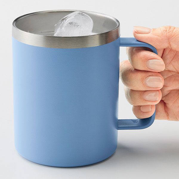 ランジュ/真空ステンレスマグカップ450ml■ブルー