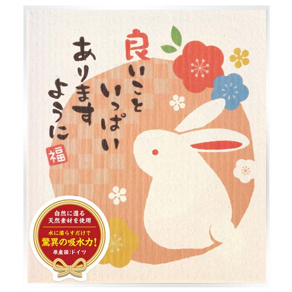良いこといっぱいありますように 超吸水!エコふきん