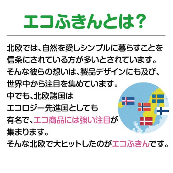 福柴と富士山 超吸水!エコふきん