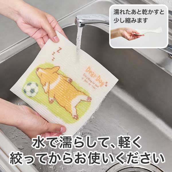わんこ日和 超吸水!エコふきん