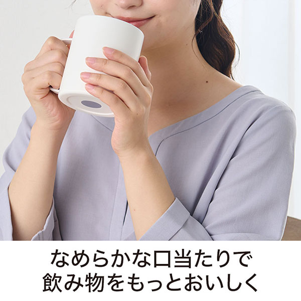 ラ・シック セラミックコート真空ステンレスマグカップ 400ml ホワイト