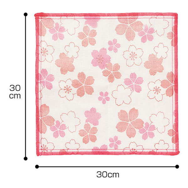 さくらさく かや織ふきん