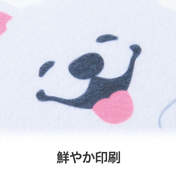 笑顔があふれますように サモエドさんキッチンスポンジ