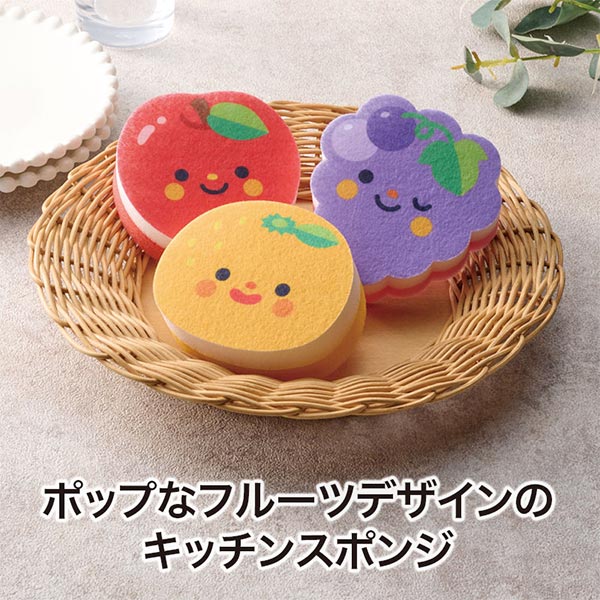 フルーツちゃん キッチンスポンジ
