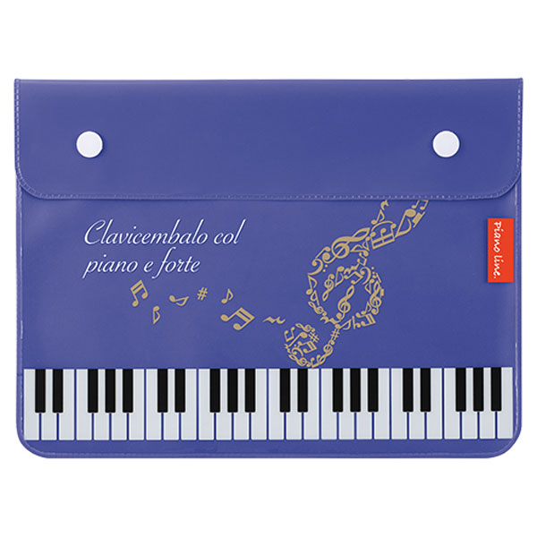 ピアノライン フラットポーチa5 グッズストアドットネット 人気ノベルティ 記念品 販促品 名入れ印刷