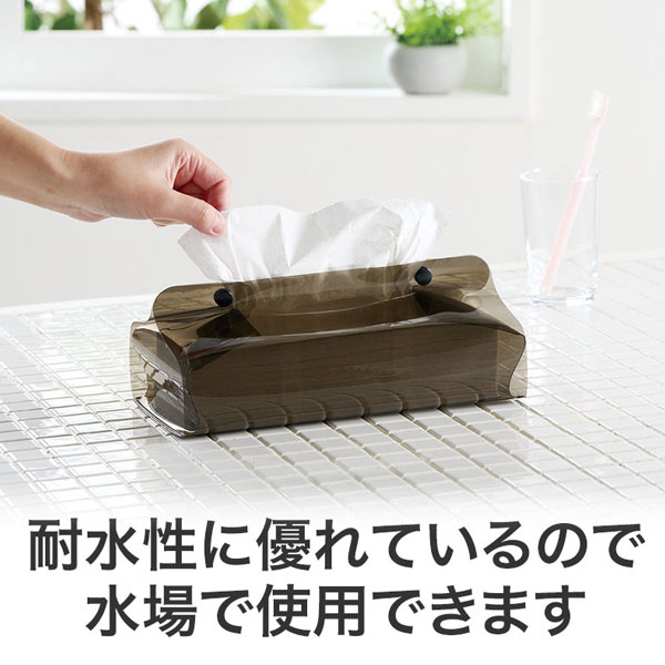 カラモ クリアティッシュケース