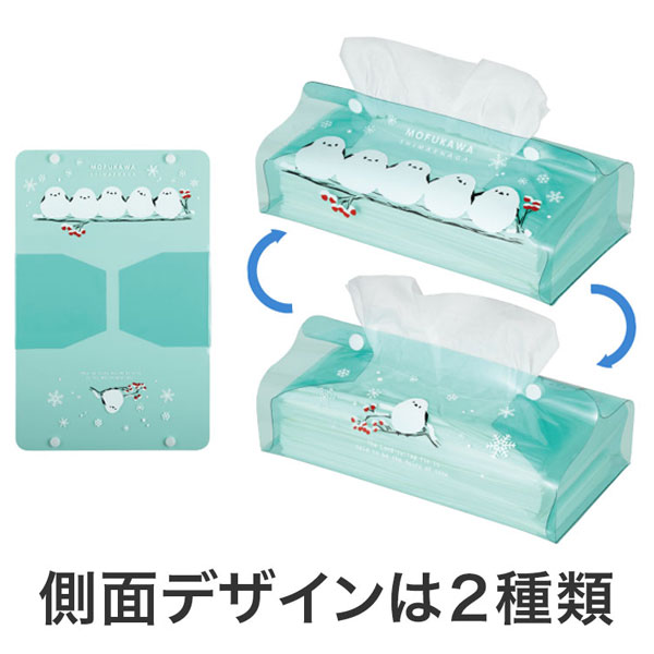 もふかわシマエナガ クリアティッシュケース