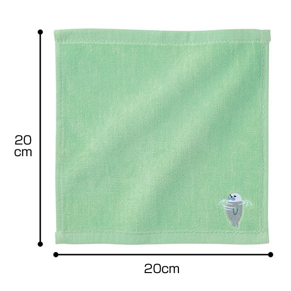 ほのぼのアザラシ 刺繍タオル