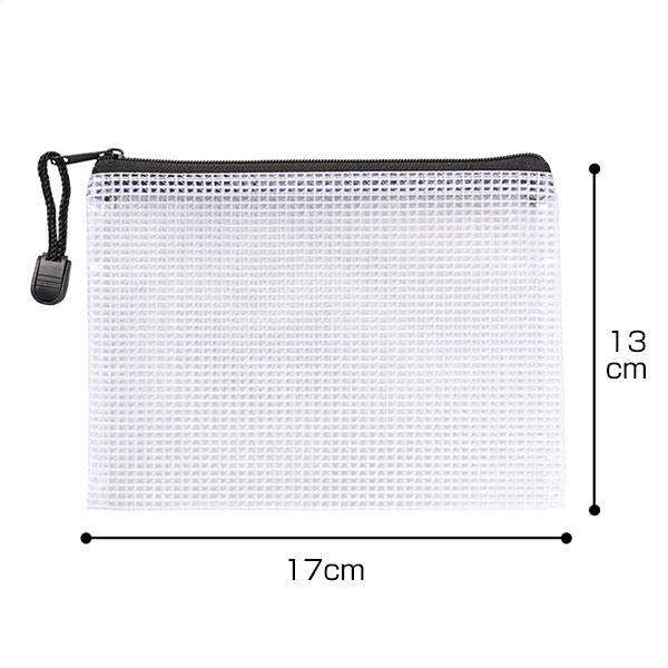 オーダー　両面ポーチ カラモ 両面メッシュクリアポーチ A6【グッズストアドットネット】人気