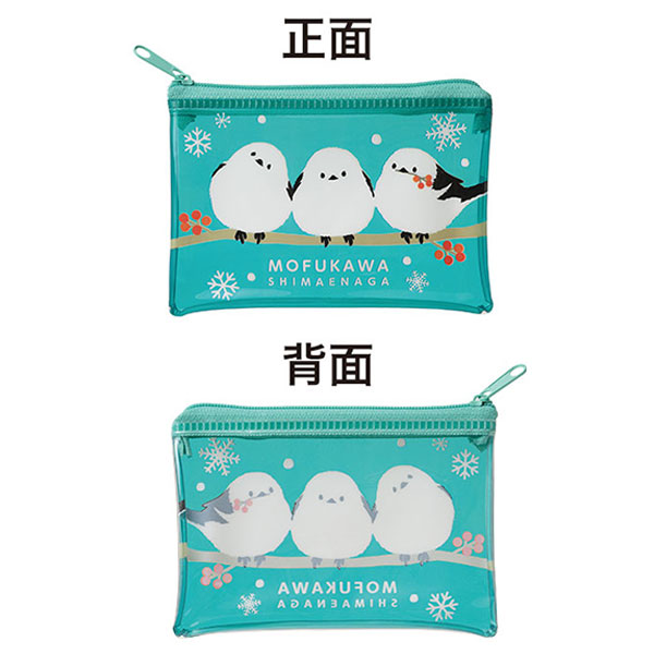 もふかわシマエナガ ミニウォレットポーチ