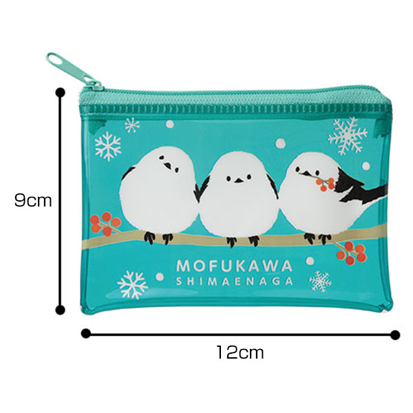 もふかわシマエナガ ミニウォレットポーチ