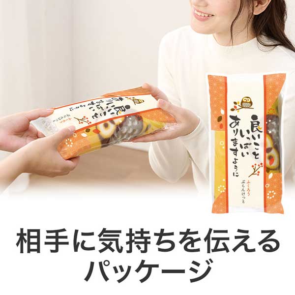 良いこといっぱいありますように ふくろうブランケット