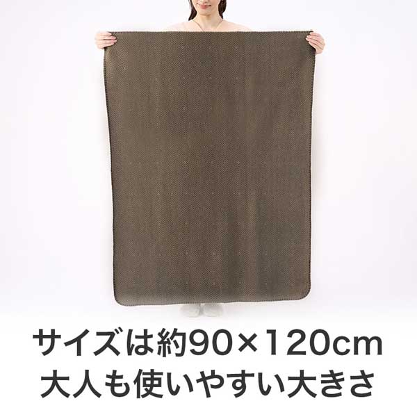 リライブ 100%再生PET ロンバスビッグブランケット