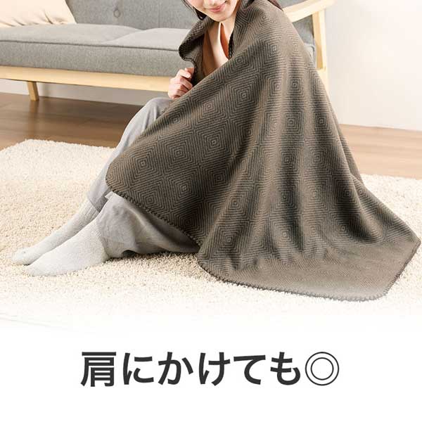 リライブ 100%再生PET ロンバスビッグブランケット