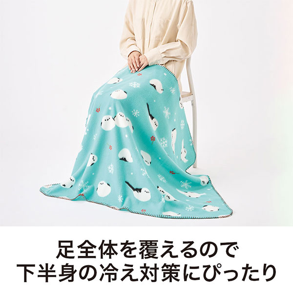 感謝の気持ちです もふかわシマエナガのビッグブランケット