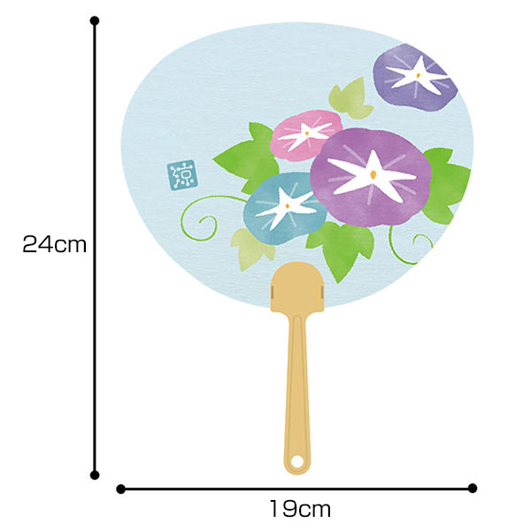 熱中症予防 夏の思ひ出ミニうちわ