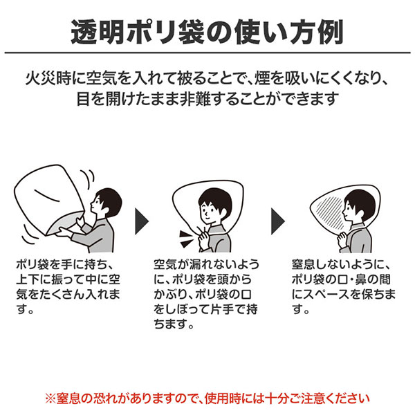 コック付き給水タンクに入った防災9点セット