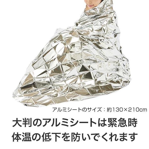 水害対策にもなる防災4点セット