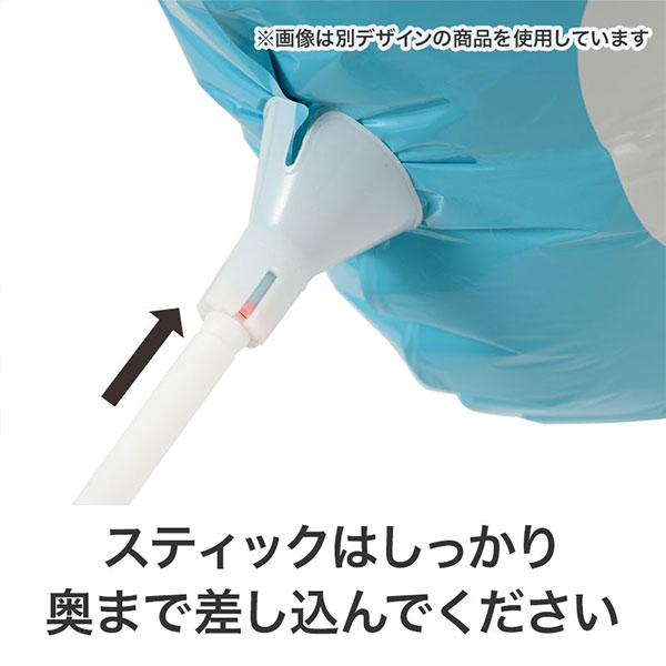 ハート スティックバルーン(ピンク)