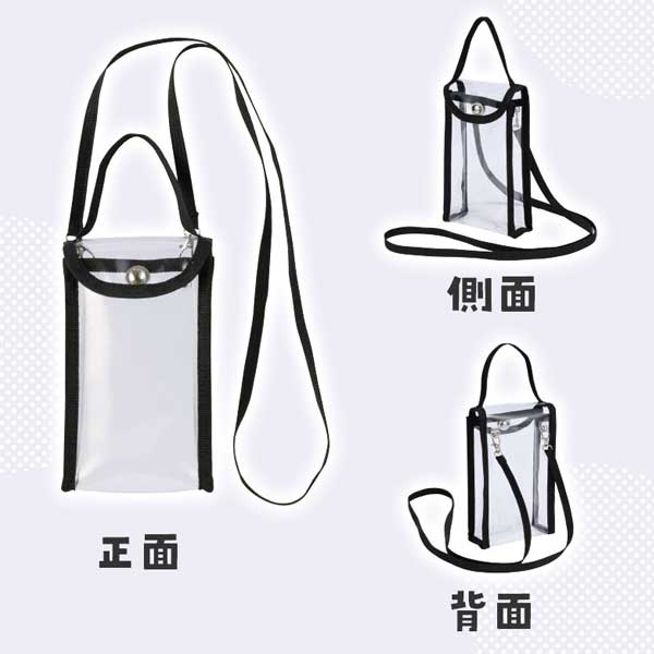 カラモ 2wayクリアスマホショルダーバッグ 