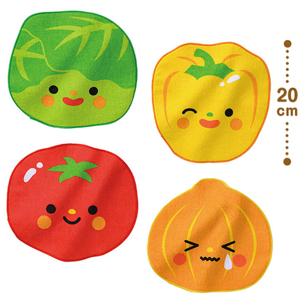 野菜さん ハンドタオル