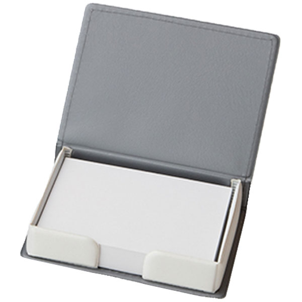 2フェイスメモボックス(ホワイト/グレー)