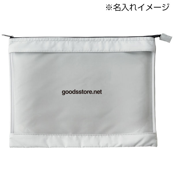 テントクロス クリアポーチ(グレー)