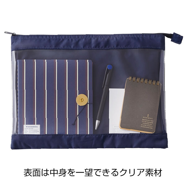 テントクロス クリアポーチ