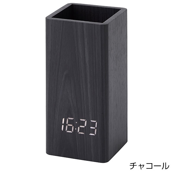 ウッドペンスタンドクロック