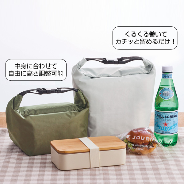 テントクロス保冷温ランチバッグ