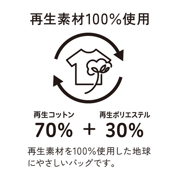 仕切りが動くキャンバストート
