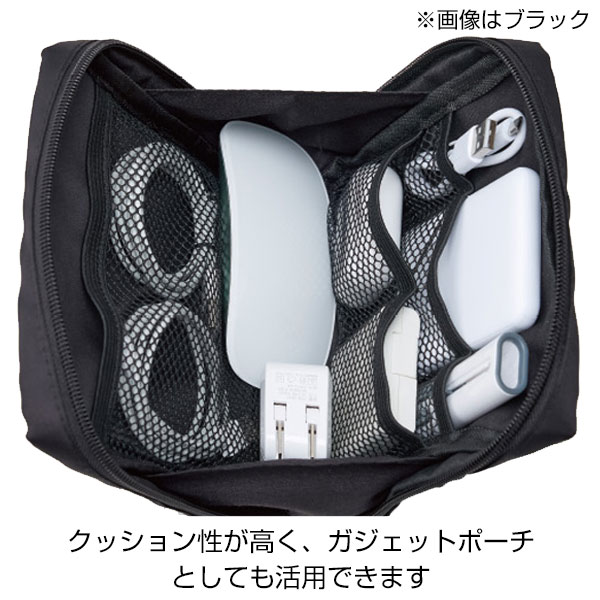 ナイロンスクエアポーチ(グレー)【グッズストアドットネット】人気