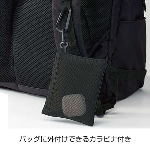 セパレートメッシュポーチ minimum(カラビナ付)(ブラック)
