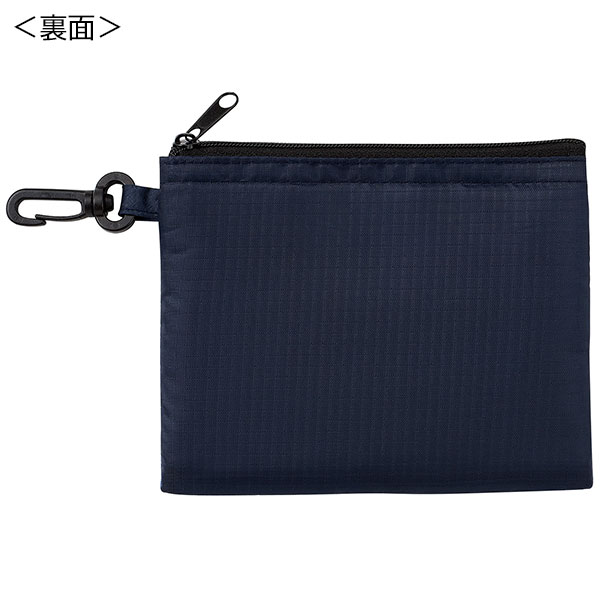セパレートメッシュポーチ minimum(カラビナ付)(ネイビー)