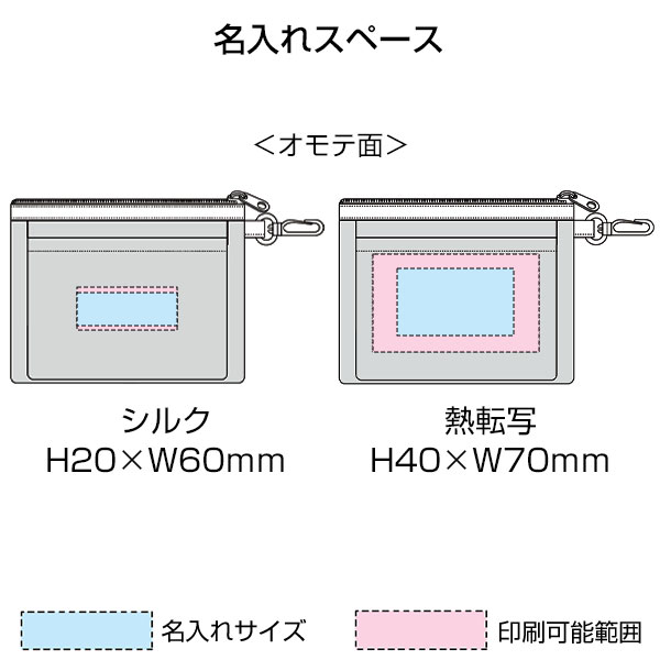 セパレートメッシュポーチ minimum(カラビナ付)
