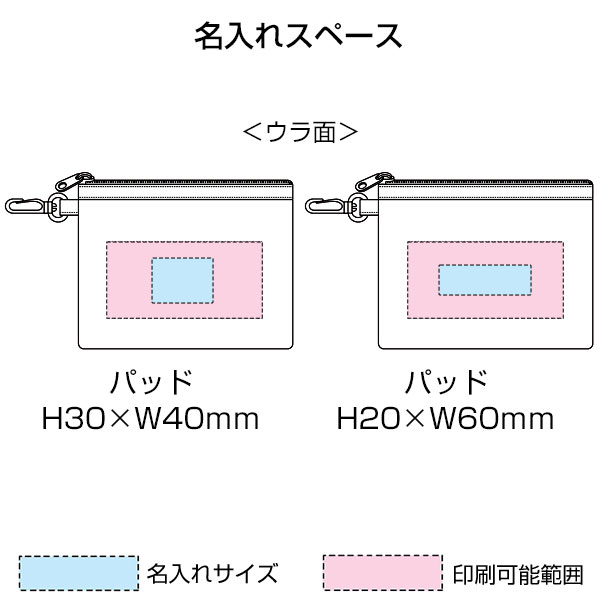 セパレートメッシュポーチ minimum(カラビナ付)