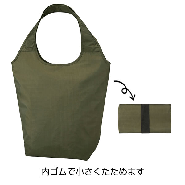テントクロス保冷温マルシェトート(オリーブ)