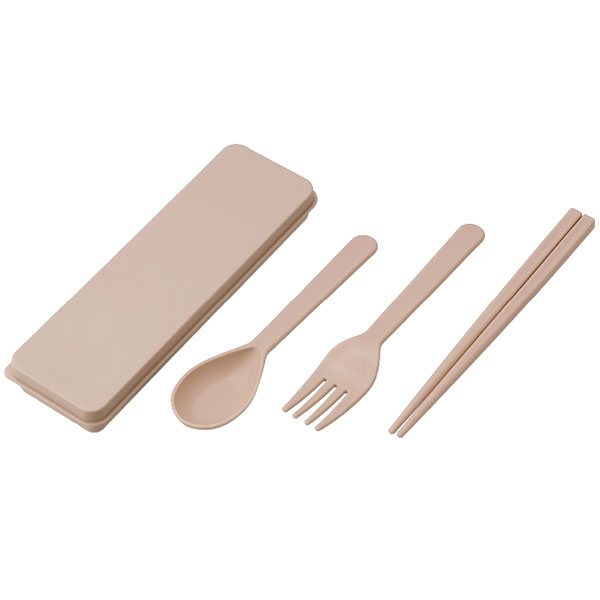 シェコル・抗菌カトラリーセット(モカ)
