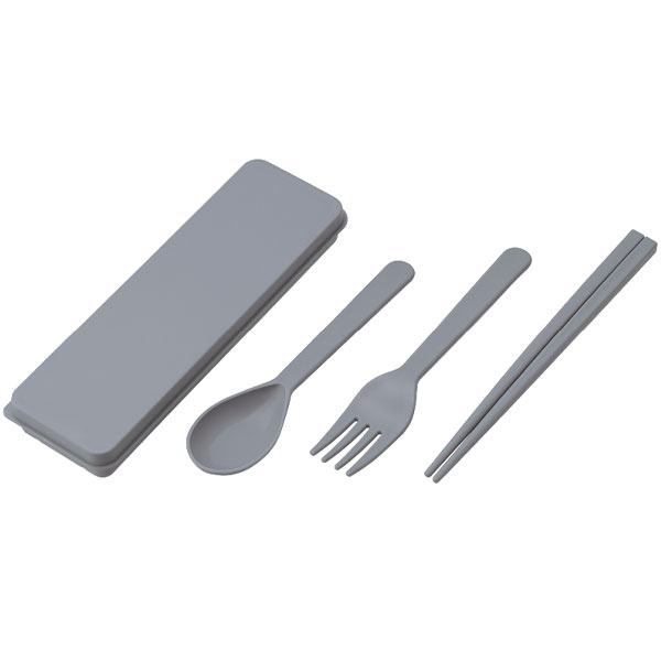 シェコル・抗菌カトラリーセット(チャコール)