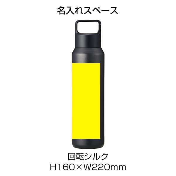 真空セラミック炭酸ボトル(800ml)(グレージュ)
