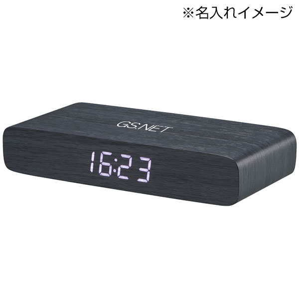 ウッドワイヤレスチャージャークロック(10W)