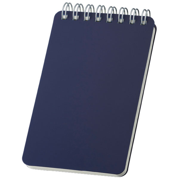 リサイクルPPカバーメモ(ネイビー)