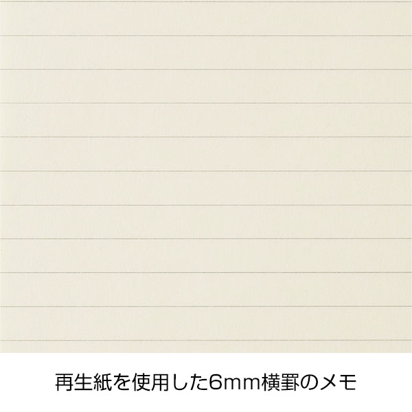 リサイクルPPカバーメモ(ネイビー)