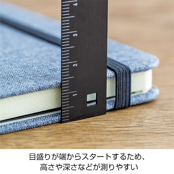 Re:アルミクリップ定規(ブラック)