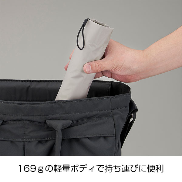 ライトウェイト遮光折り傘(晴雨兼用)