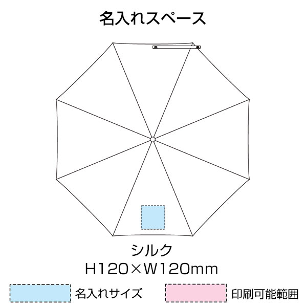 ウッドハンドル遮光耐風折り傘(晴雨兼用)