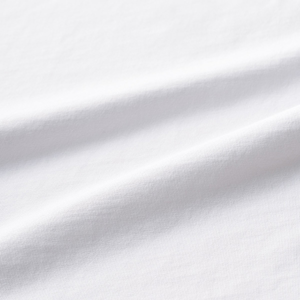カスタムデザインオーガニックコットンTシャツ　7.4オンス　オーバーサイズ（M）ナチュラルホワイト