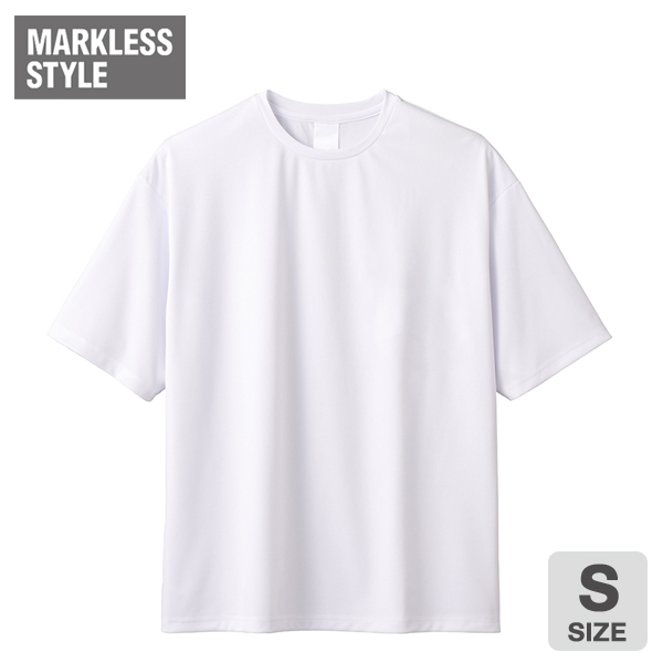 イージーオーダーポリエステルTシャツ　オーバーサイズ（S）ホワイト