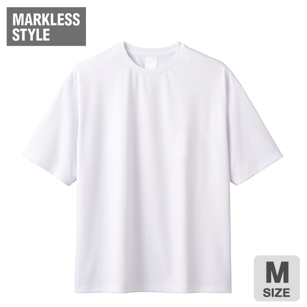 イージーオーダーポリエステルTシャツ　オーバーサイズ（M）ホワイト